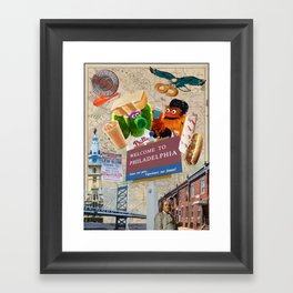 ENJOY OUR PAST EXPERIENCE OUR FUTURE Framed Art Print