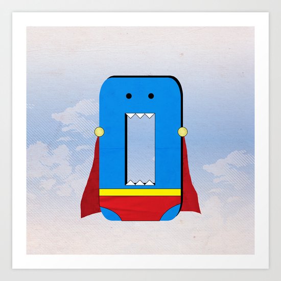 Zero the Hero Art Print