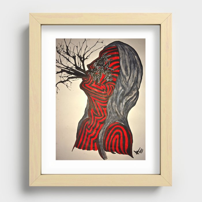 Madness Recessed Framed Print