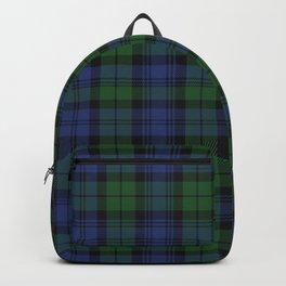 Clan Campbell Tartan Backpack | Blackwatch, Tartan, Historical, Graphicdesign, Green, Clan, Traditional, Scottish, Blue, Scotland 