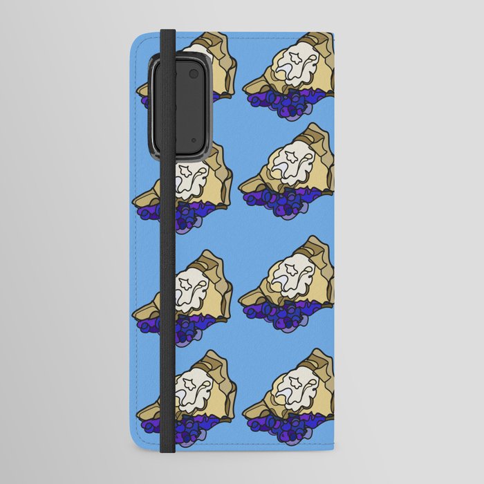 Blueberry Pie Pattern Android Wallet Case