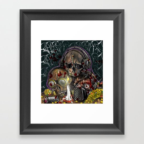 see no, hear no, speak no evil Framed Art Print