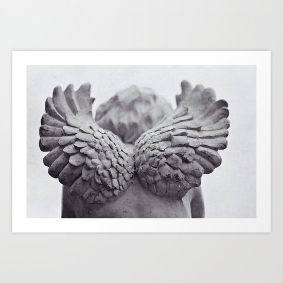 she has wings Art Print