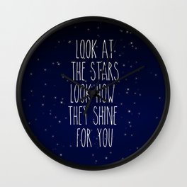 Look How They Shine For You 2.0 Wall Clock
