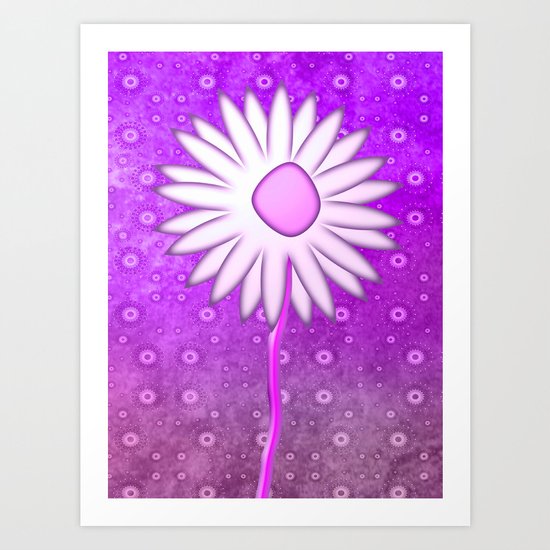 Pink Daisy Art Print