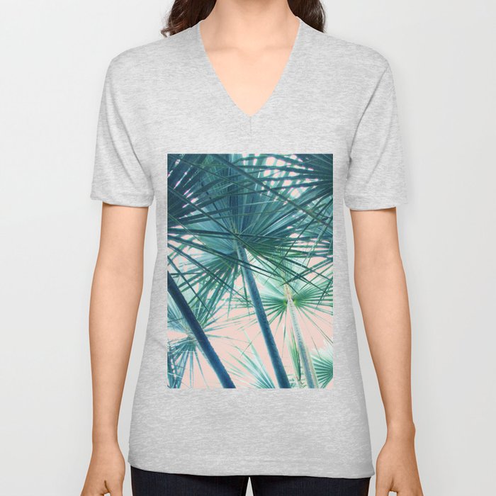 Tropical Palm #society6 #buyart #home #lifestyle V Neck T Shirt