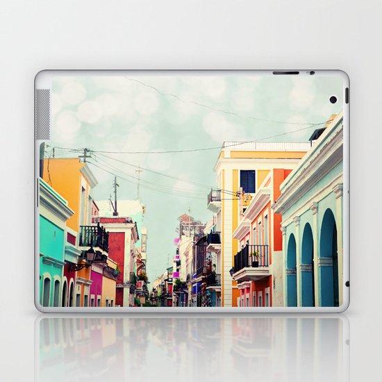 Colorful Buildings of Old San Juan, Puerto Rico Laptop & iPad Skin