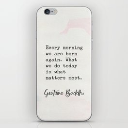 Gautama Buddha quote 90 iPhone Skin