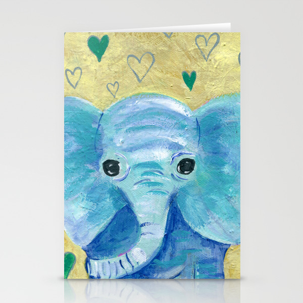 Elephant Painting Nursery Decor Child S Room Decor Hearts