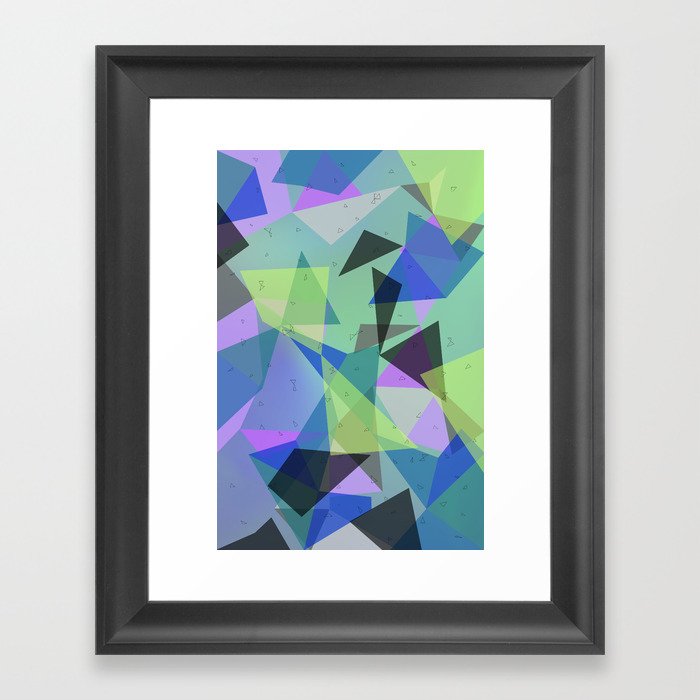Geometric 2.6 Framed Art Print