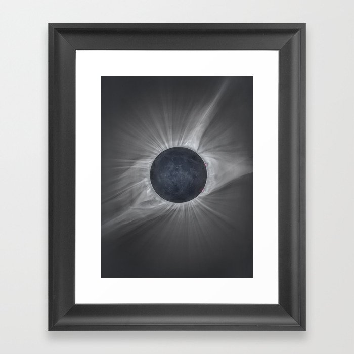 Total Solar Eclipse Framed Art Print