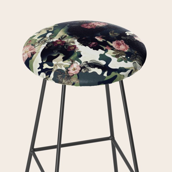 Camouflage Skull Bar Stool by aligulec | Society6
