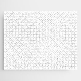 White Minimalist Solid Color Block Spring Summer Jigsaw Puzzle | Black And White, Pure, Graphicdesign, Vintage, Pattern, Minimal, Minimalism, Minimalist, Color, Black and White 