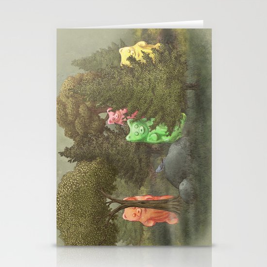Wild Gummy Bears Stationery Cards