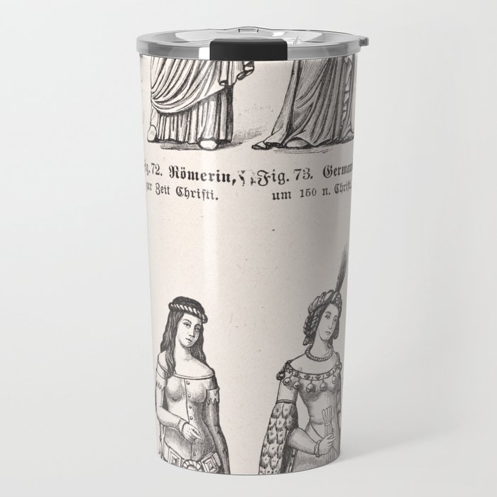 Women's Fashions through the Ages v.1 Travel Mug