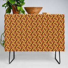 Ovals - Fall Browns and Yellows Credenza