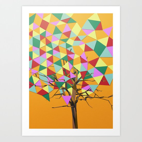 Treeangle Art Print