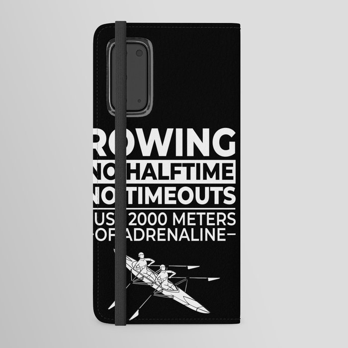 Rowing boat Crew Workout Canoe Paddle Kayak Android Wallet Case
