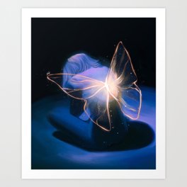 The butterfly spirit.  Art Print