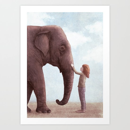 One Amazing Elephant - Cover Art Art Print