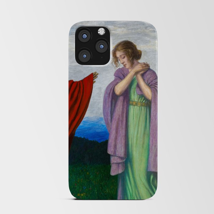 The Death and the Girl, 1912 by Friedrich Konig iPhone Card Case