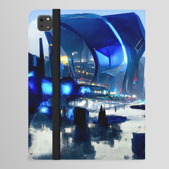 Postcards from the Future - Neon City iPad Folio Case