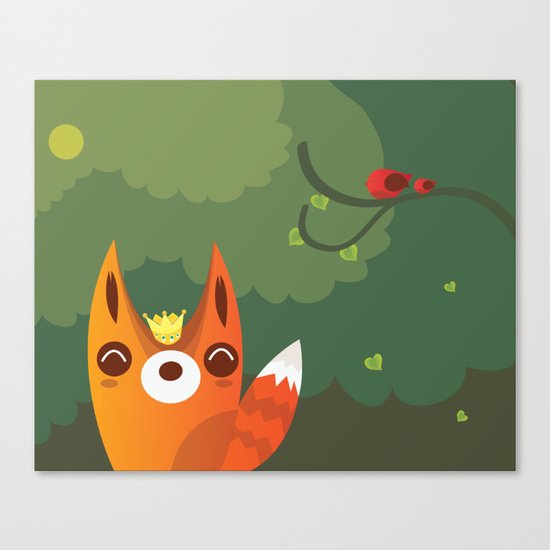 Kingfox Canvas Print