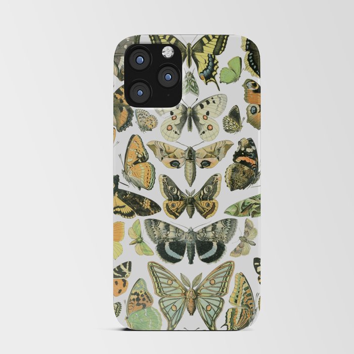 Vintage Butterfly Botanical Chart 2 iPhone Card Case
