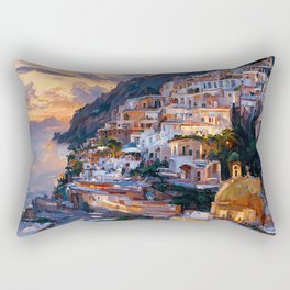 Panoramas of Italy, Positano Rectangular Pillow