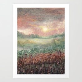 Magical Sunset Art Print