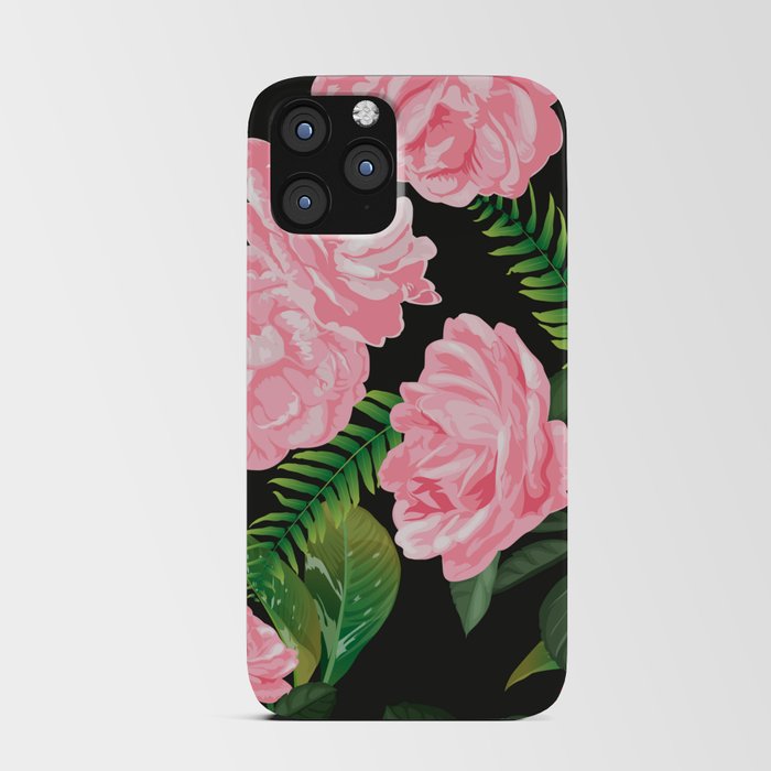 Awesome Pink Flowers iPhone Card Case