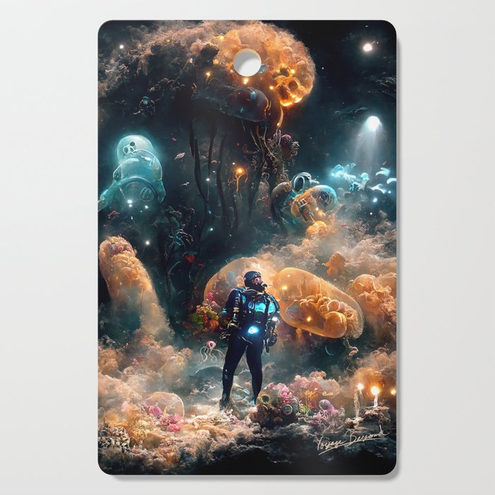 Echoes of the Past - Hidden wonders deep sea exploration Cutting Board