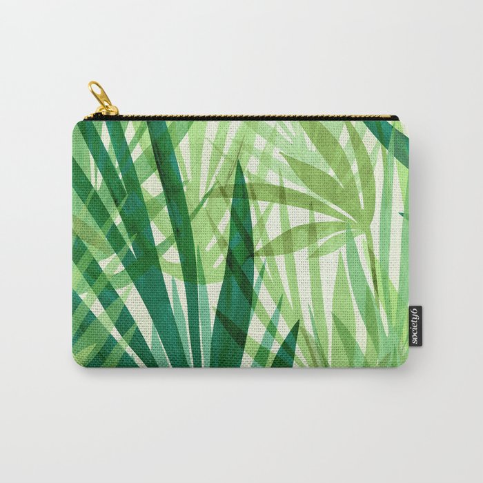 Bali Forest / Abstract Tropical Series Carry-All Pouch