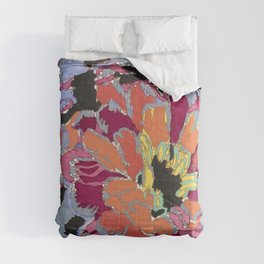 Art Deco Flower pattern 9 Comforter