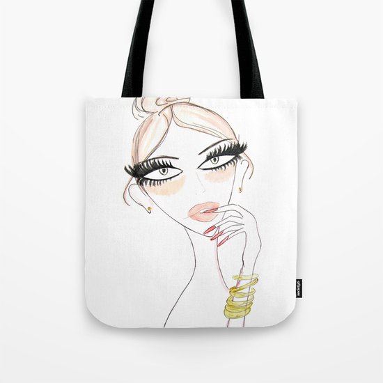 Thinking Babe Tote Bag