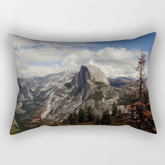 up in the mountains Rectangular Pillow