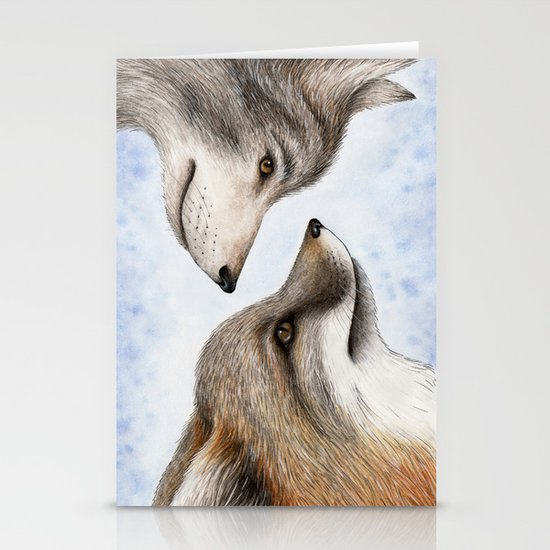 Vanishing Canadian Canids Stationery Cards