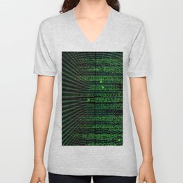 Geek Hackers Paradise V Neck T Shirt