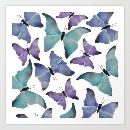 Butterflies Art Print