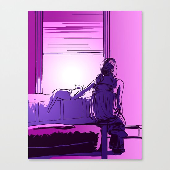 The Violet Hour Canvas Print
