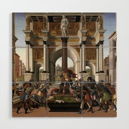 Botticelli - The Story of Lucretia Wood Wall Art