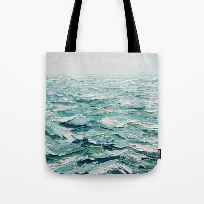 Minty Seas Tote Bag