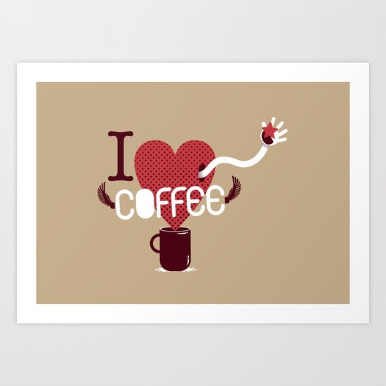 Ok, i love. Art Print
