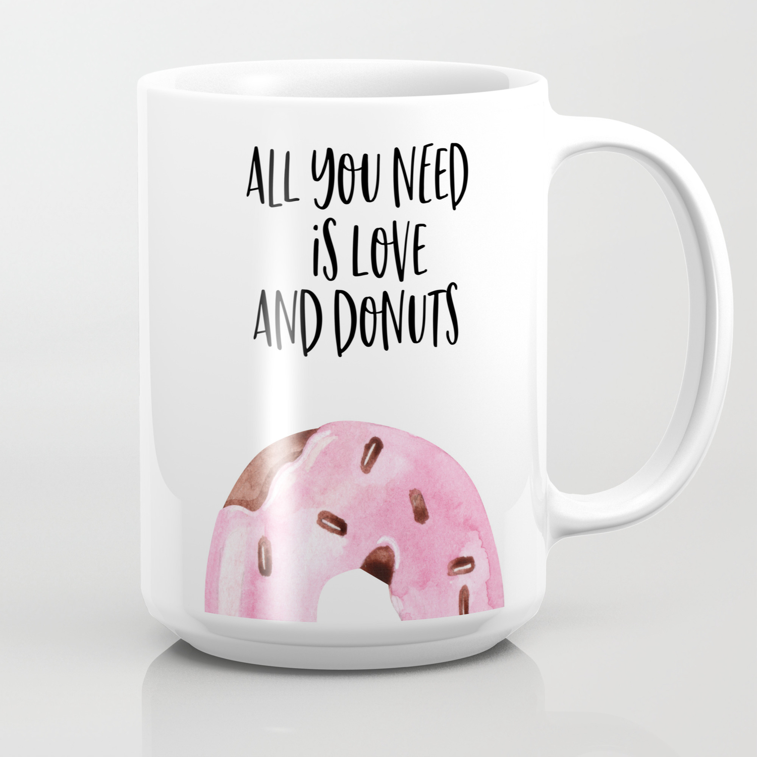 All You Need Is Love And Donuts Kitchen Decor Wall Art Home