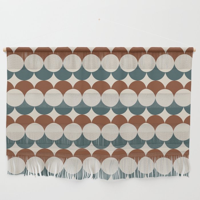 Retro Circular Pattern XXIX Wall Hanging