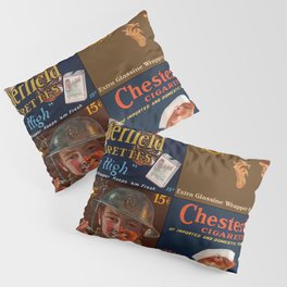 Chesterfield Cigarettes, 1914-1918 by Joseph Christian Leyendecker Pillow Sham