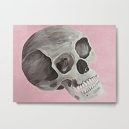 happy skull Metal Print