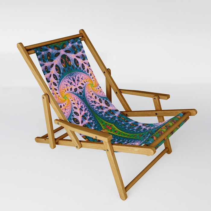 Wild Fiber IV. Blue Colorful Abstract Art Pattern Design
Sling Chair on Society6.