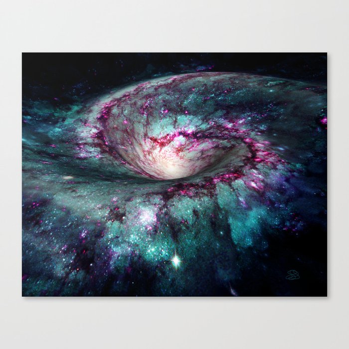 Galactic Whirlpool Canvas Print