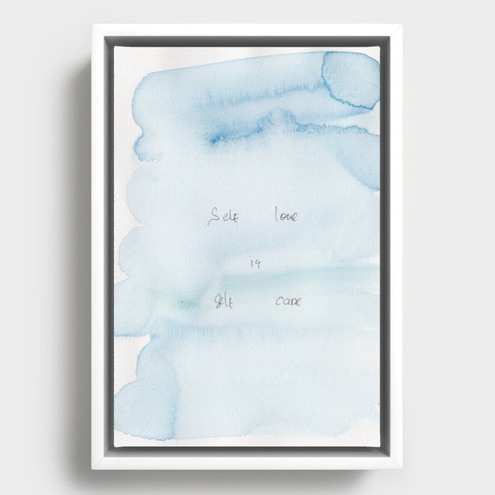 15    | Gentle Reminder Words |190826 | Framed Canvas